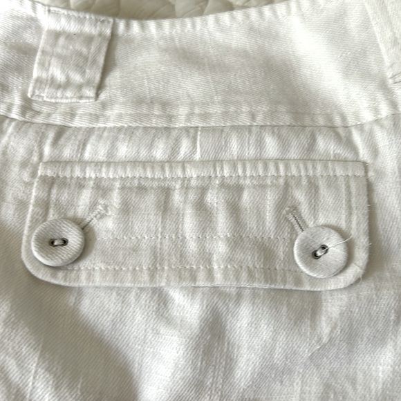 Apt 9 white linen and cotton shorts - Picture 5 of 6